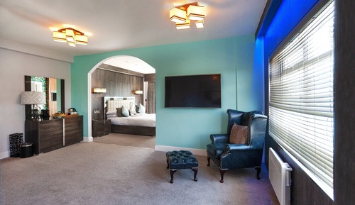 Suite presidencial, 1 cama de matrimonio grande, vistas al mar