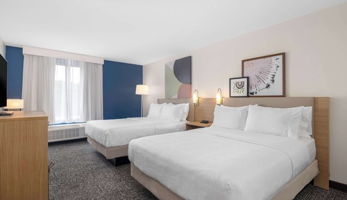 Habitación, 2 camas de matrimonio