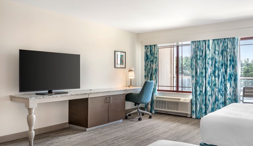 Habitación, 2 camas de matrimonio, accesible para personas con discapacidad, balcón