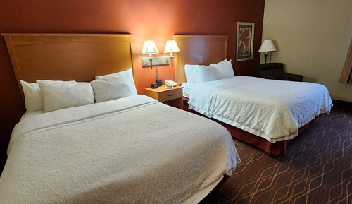 Habitación, 2 camas de matrimonio, accesible para personas con discapacidad, no fumadores