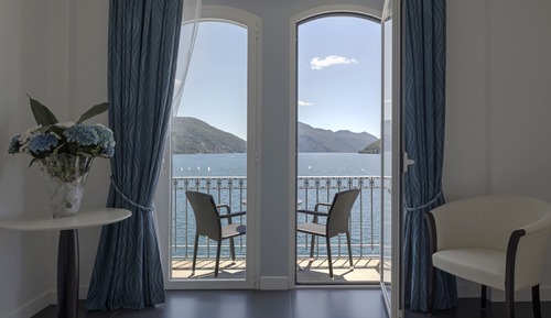 Habitación doble, balcón, vistas al lago