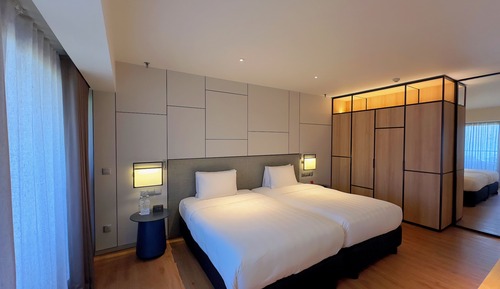 Habitación Premier, 2 camas individuales, balcón, vistas al mar