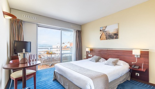 Habitación doble, vistas al mar