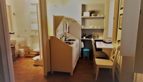 Estudio, terraza