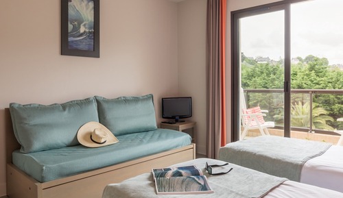 Apartamento, 1 habitación, balcón, vistas al mar