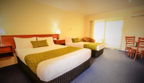 Habitación estándar con 2 camas individuales, vistas al jardín