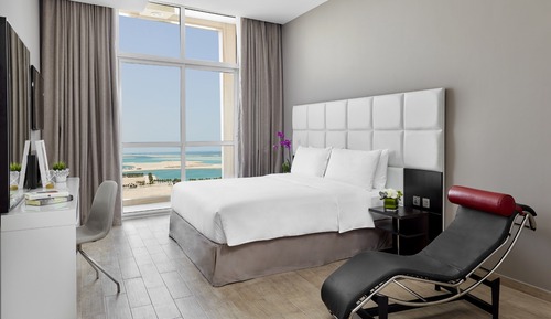 Suite, 1 cama de matrimonio grande, cocina, vistas al mar
