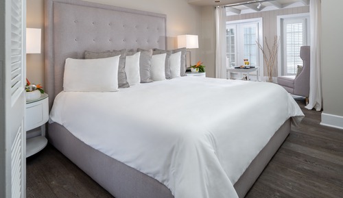 Suite Premier, 1 cama de matrimonio grande con sofá cama, patio, en la zona del jardín (Room 16)