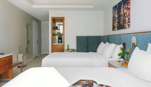 Habitación, 2 camas de matrimonio