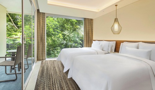 Suite, 2 camas individuales, no fumadores, vistas al jardín (Balcony)