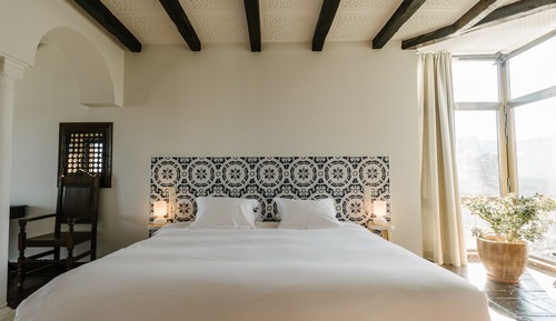 Habitación superior, 1 cama de matrimonio, no fumadores, vistas a la montaña