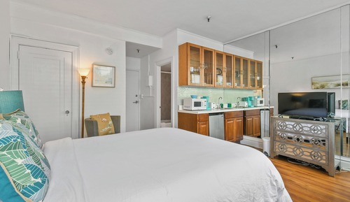 Estudio, 1 cama de matrimonio