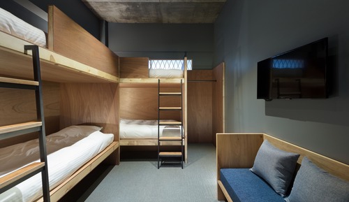 Habitación cuádruple, baño privado (Standard Bunk)