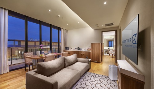 Suite presidencial, varias camas, bañera