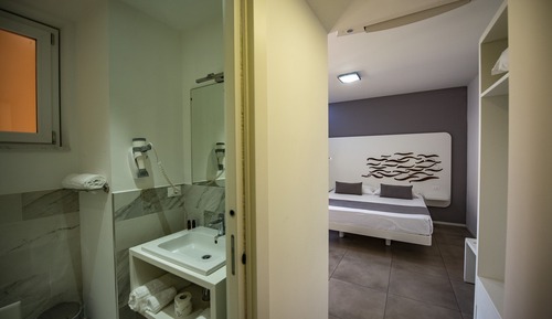 Habitación doble superior, 1 cama de matrimonio grande, terraza