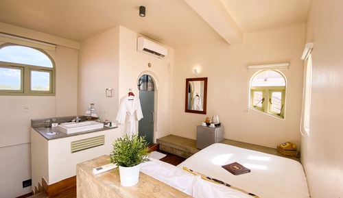Habitación panorámica doble, terraza, vistas al mar