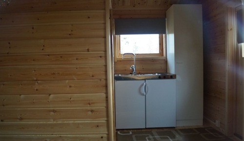Cabaña, cocina básica