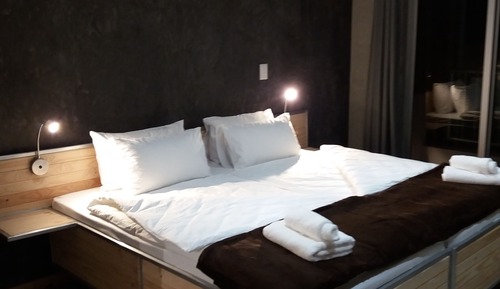 Habitación Deluxe con 2 camas individuales, no fumadores, vistas parciales al mar