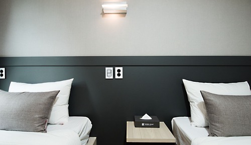 Habitación básica con 2 camas individuales, 2 camas individuales, no fumadores