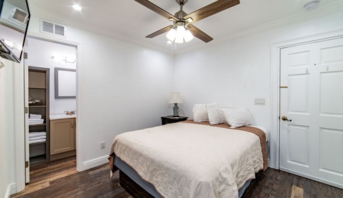 Estudio, 1 cama de matrimonio, cocina