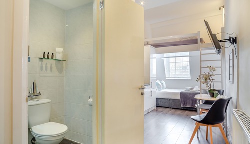 Estudio, baño privado (Family)
