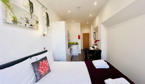 Estudio, baño privado (King Double)