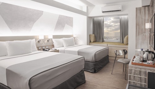 Habitación, 2 camas de matrimonio, no fumadores (Bayside TRYP)