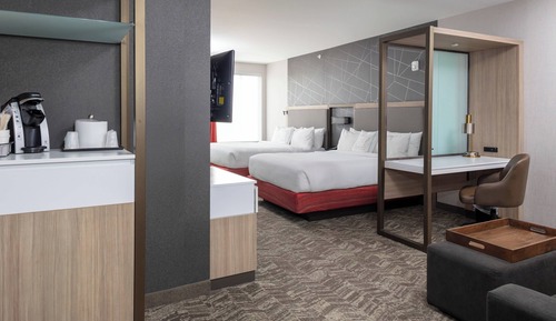 Suite estudio, varias camas, balcón, vistas al río (Mobility/Hearing Accessible, Tub)