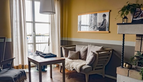Habitación doble superior, vistas al mar (fransk balkong)