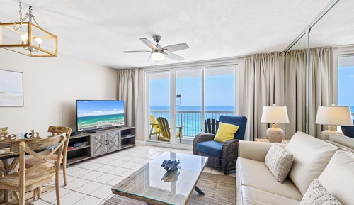 Apartamento Elite, 1 habitación, 2 baños, vistas al mar