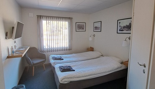 Habitación con 1 cama doble o 2 individuales