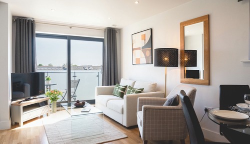 Apartamento ejecutivo, 1 habitación, balcón