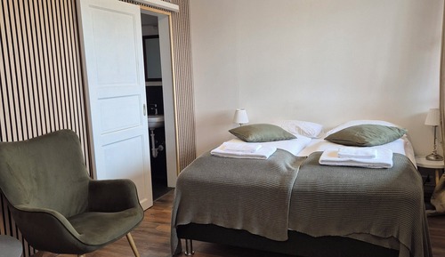 Habitación estándar con 1 cama doble o 2 individuales, baño privado