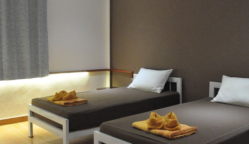 Habitación exclusiva con 2 camas individuales, vistas al jardín
