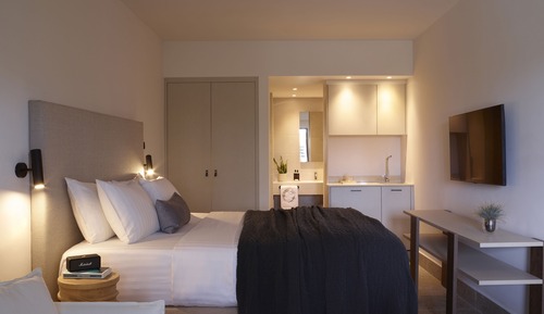 Habitación superior, vistas al mar