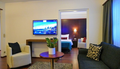 Suite, 1 cama de matrimonio grande, sauna