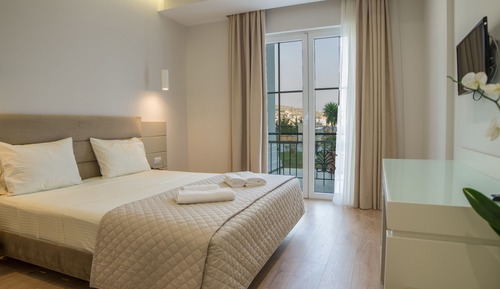 Habitación Deluxe doble, balcón, vistas al mar