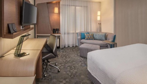 Habitación, 1 cama de matrimonio grande con sofá cama