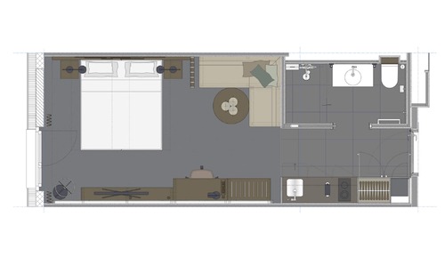 Studio Suite, 1 King Bed, Kitchenette