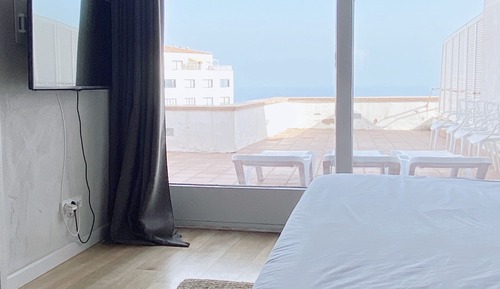 Apartamento básico, 1 habitación, terraza, vistas al mar (88)