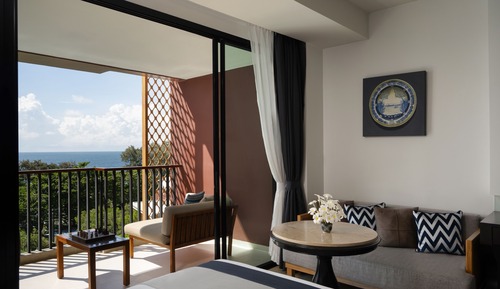 Habitación Premier, 1 cama de matrimonio grande, balcón, vistas al mar