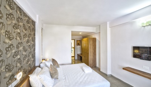 Habitación estándar con 2 camas individuales, 1 habitación, balcón