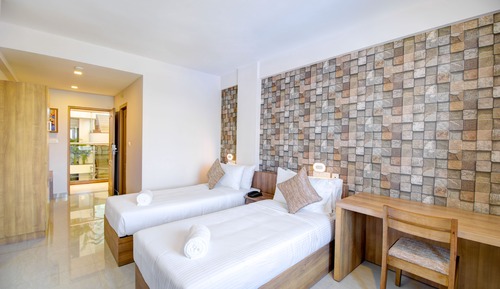 Habitación estándar con 2 camas individuales, 1 habitación