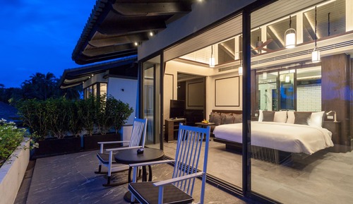 Habitación, vistas al mar