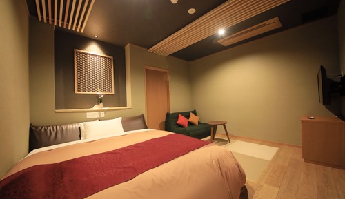 Habitación doble superior, 1 cama de matrimonio grande (Annex,Semi-Open bath, Adult Only)