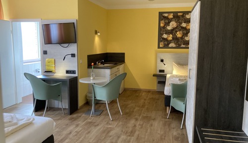 Habitación triple Confort, cocina