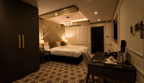 Suite de lujo, 1 cama de matrimonio grande, balcón