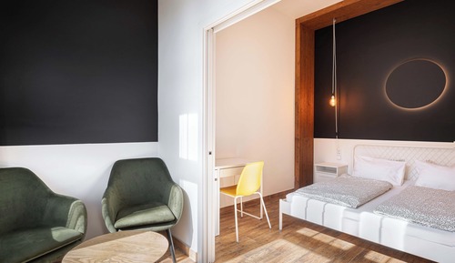Habitación doble superior, 1 cama de matrimonio, baño privado