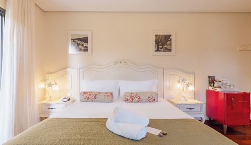 Habitación Deluxe doble, 1 cama de matrimonio grande, bañera de hidromasaje