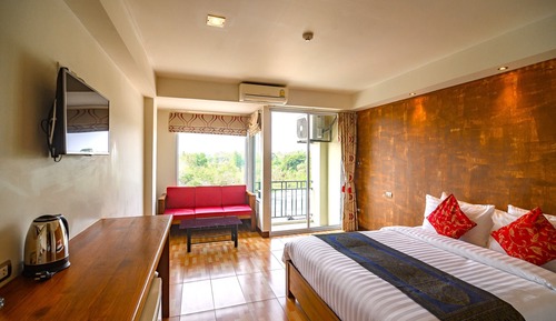 Habitación, vistas a la montaña